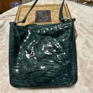 Brighton Women’s Cher Gloss Green Shoulder Bag